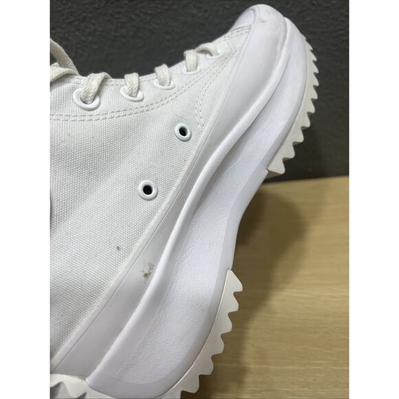 Converse Run Star Hike High Triple White Size Mens 8 Womens 7.5 main image 5